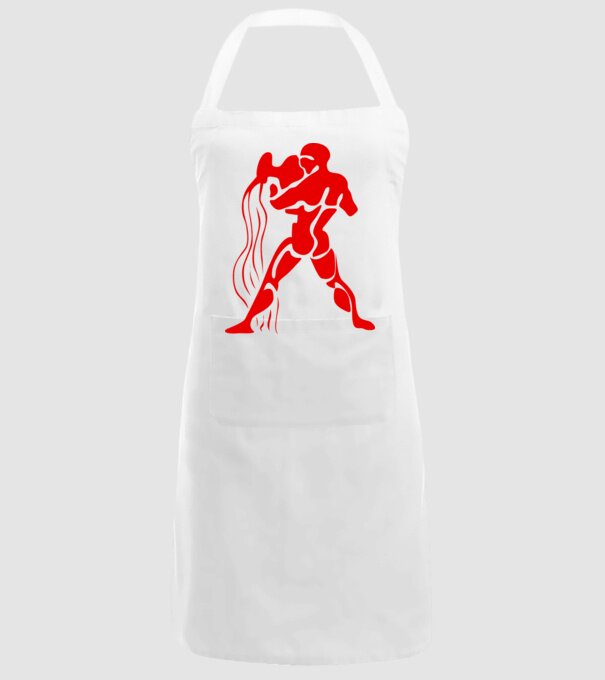 Aquarius Horoscope model alb pe tricou
