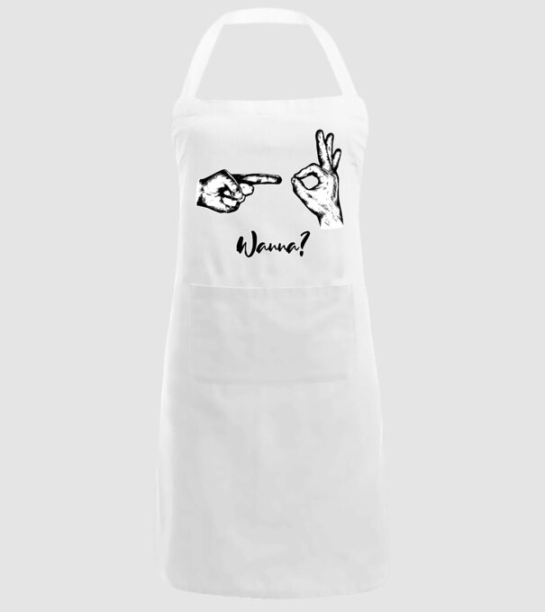 Wanna sex model alb pe tricou