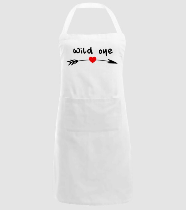 Wild one arrow model alb pe tricou