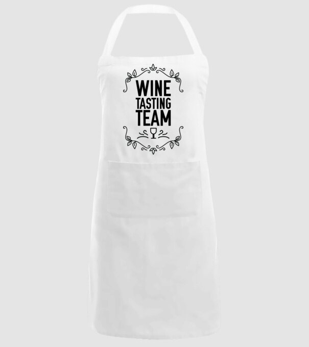 Wine tasting team Wine Tasting Team model alb pe tricou