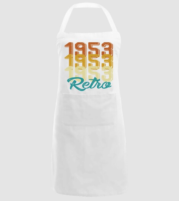 1953 Retro model alb pe tricou
