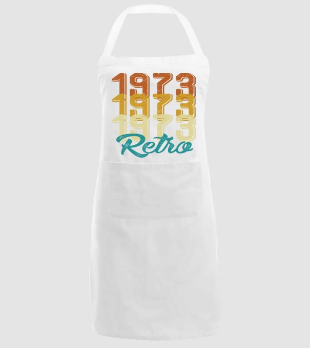 1973 retro model alb pe tricou