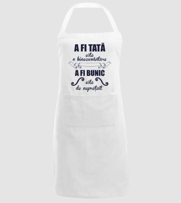 a fi tată este o binecuvântare, a fi bunic este de neprețuit model alb pe tricou