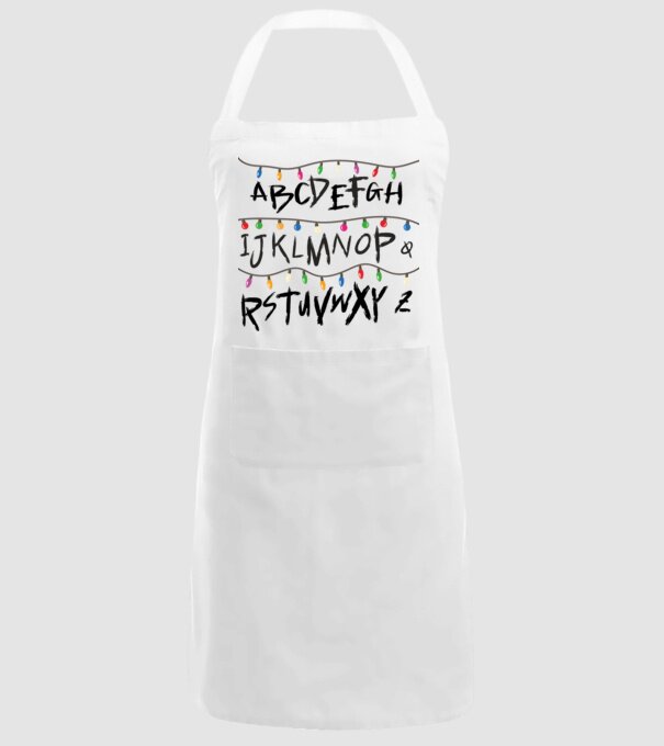 abcdef stanger things model alb pe tricou