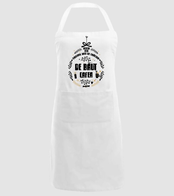acesta este tricoul meu de Crăciun_de băut cafea model alb pe tricou