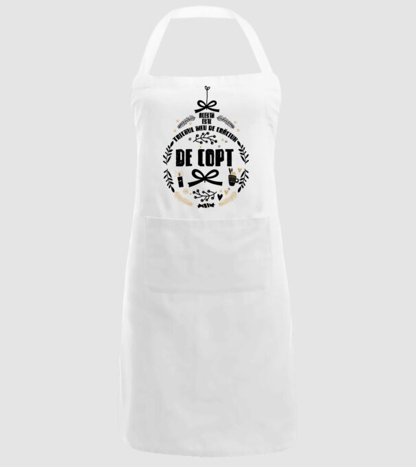 acesta este tricoul meu de Crăciun_de copt model alb pe tricou