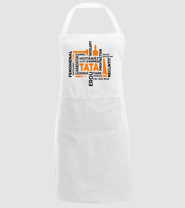 Acronimele tatălui model alb pe tricou