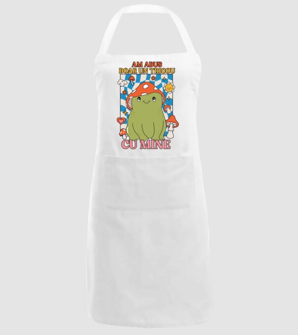 am adus doar un tricou cu mine! model alb pe tricou