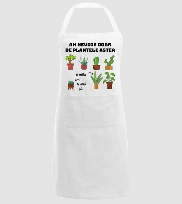 am nevoie doar de plantele astea model alb pe tricou