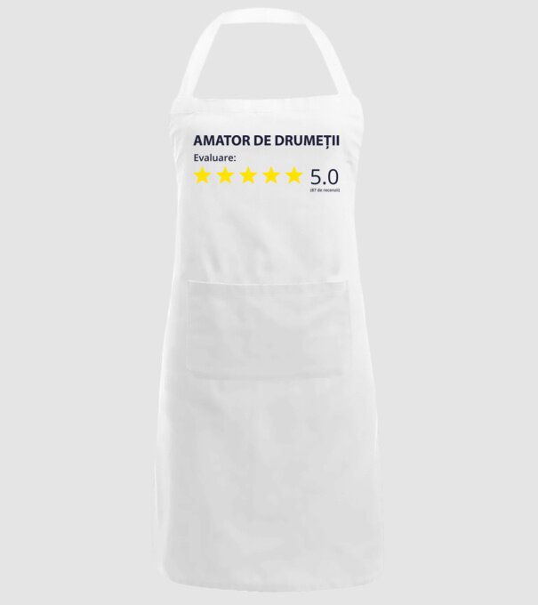 amator de drumeții evaluare model alb pe tricou