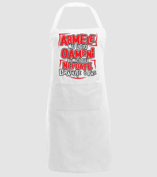 Armele nu ucid oameni, bunicii cu nepoate drăguțe o fac model alb pe tricou