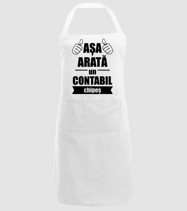 așa arată un contabil chipeș model alb pe tricou