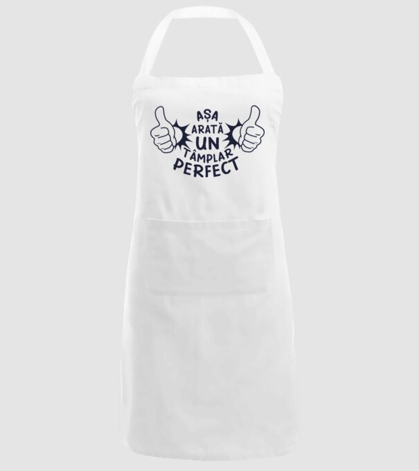 Așa arată un tâmplar perfect model alb pe tricou