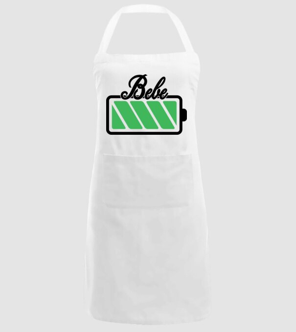 Bebe încărcat model alb pe tricou