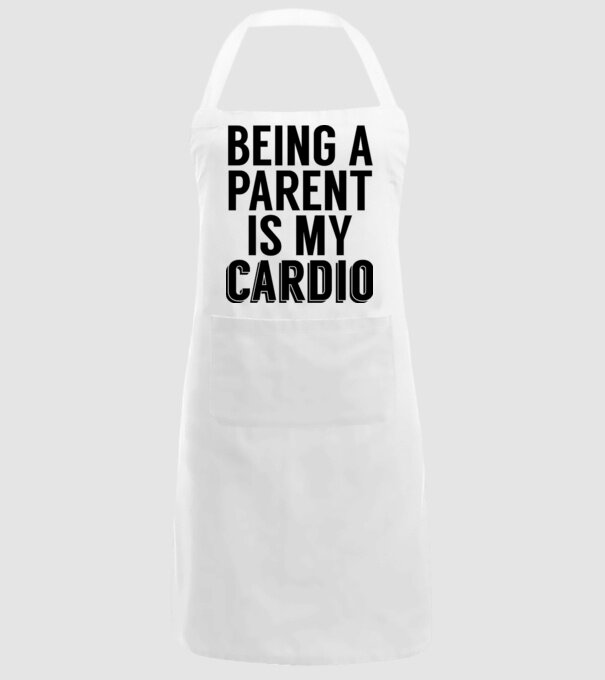 Being a parent model alb pe tricou