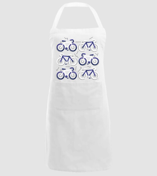 Bikes model alb pe tricou
