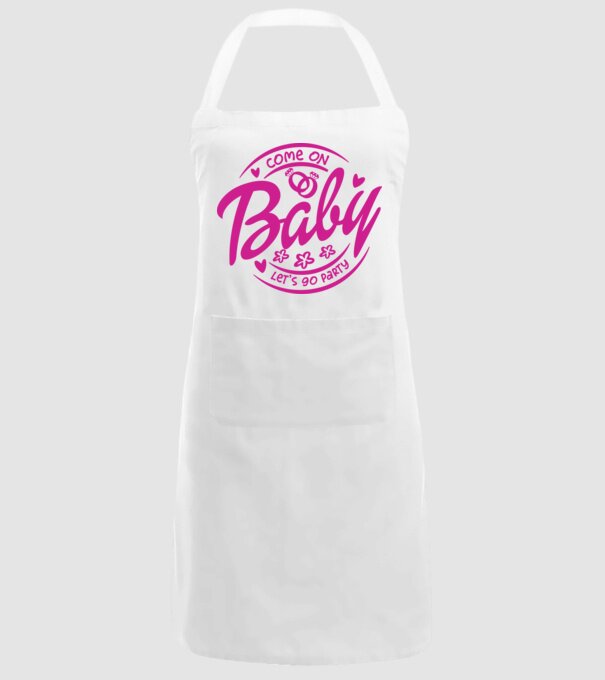 Bride Barbies Baby lets go party model alb pe tricou