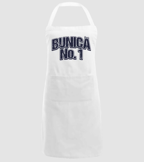 Bunică No.1 model alb pe tricou