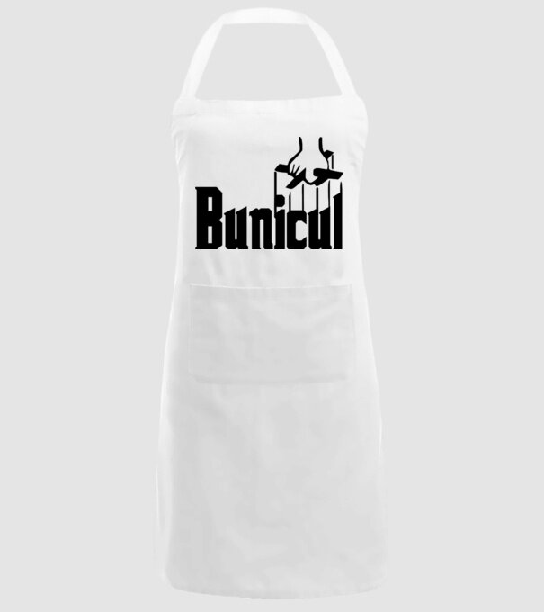 Bunicul model alb pe tricou