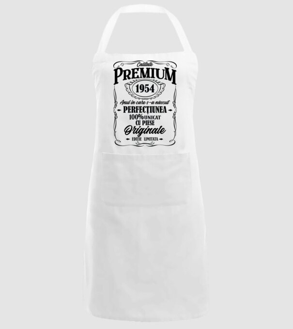 calitate premium -1954 - anul în care s-a născut - perfecțiunea - 100% unicat, cu piese originale, ediție limitată model alb pe tricou
