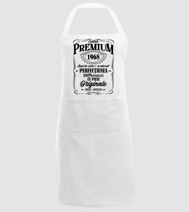 calitate premium -1968 - anul în care s-a născut - perfecțiunea - 100% unicat, cu piese originale, ediție limitată model alb pe tricou