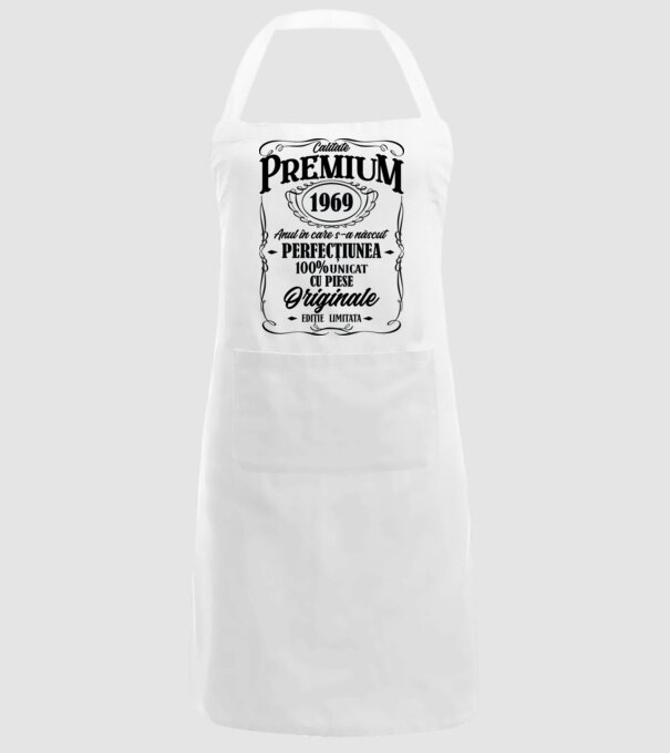 calitate premium -1969 - anul în care s-a născut - perfecțiunea - 100% unicat, cu piese originale, ediție limitată model alb pe tricou