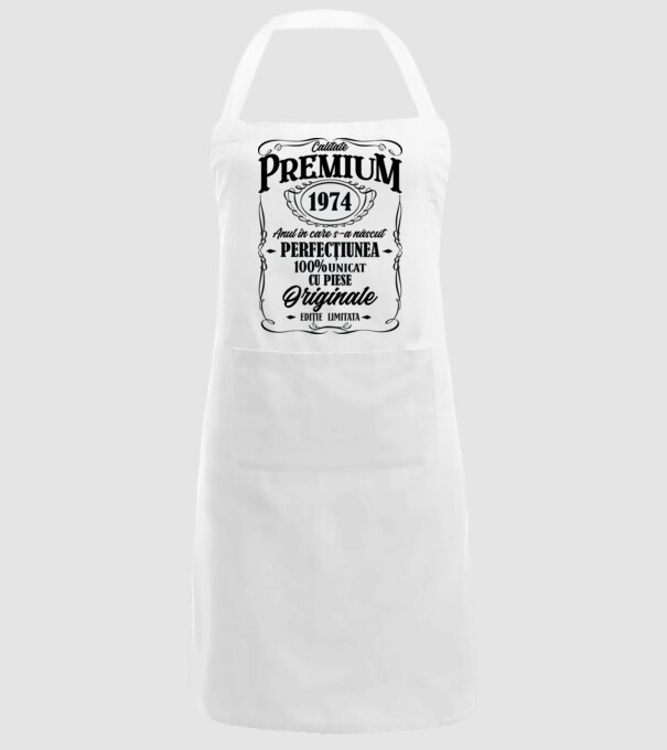 calitate premium -1974 - anul în care s-a născut - perfecțiunea - 100% unicat, cu piese originale, ediție limitată model alb pe tricou