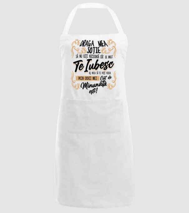 Cât de minunată ești model alb pe tricou