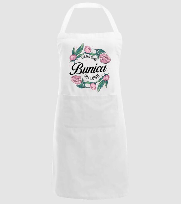 Cea mai bună bunică din lume! model alb pe tricou