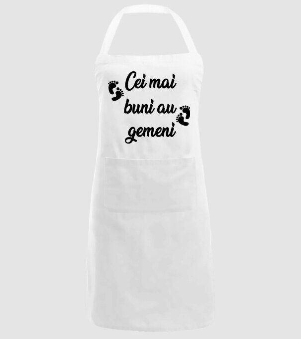 Cei mai buni au gemeni model alb pe tricou