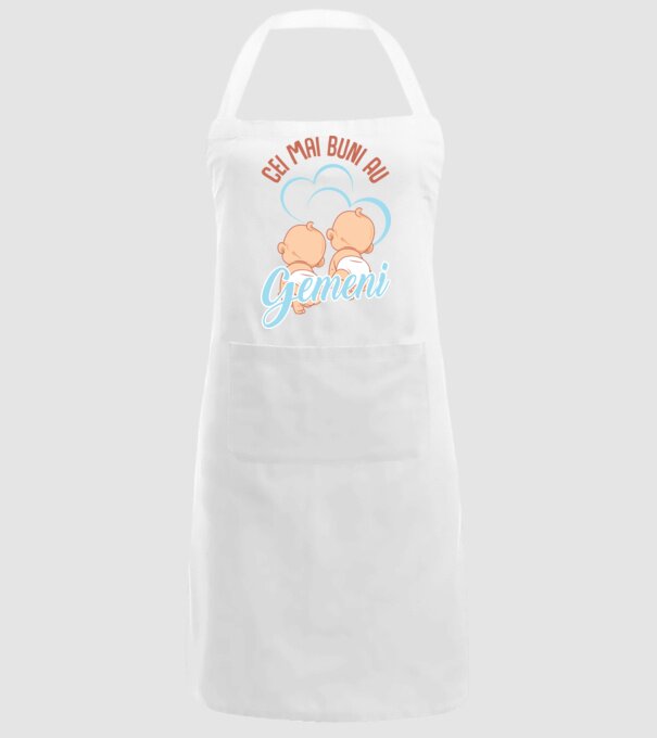 Cei mai buni au gemeni model alb pe tricou