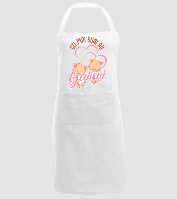 Cei mai buni au gemeni model alb pe tricou