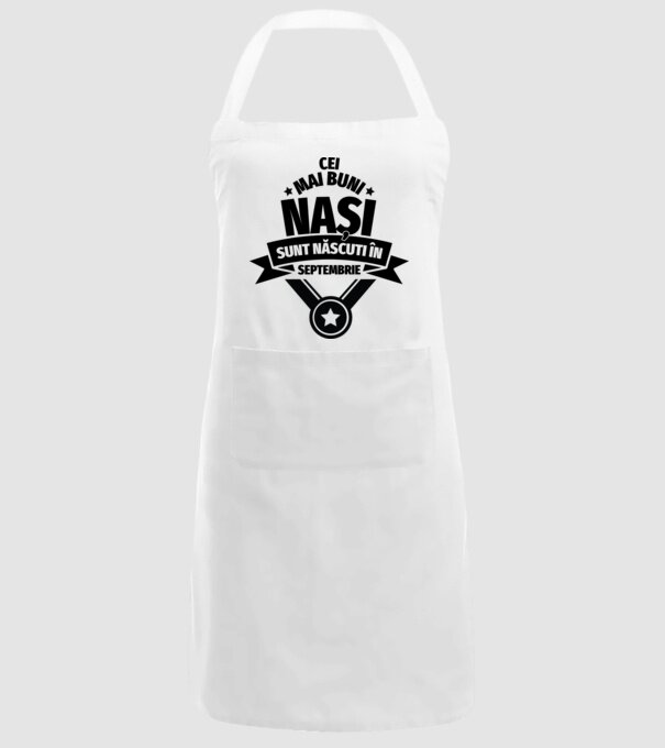 Cei mai buni nași sunt născuți în septembrie. model alb pe tricou