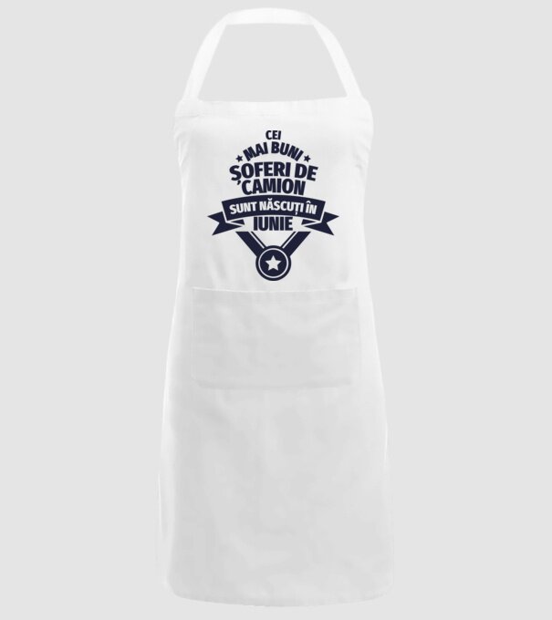Cei mai buni șoferi de camion sunt născuți în Iunie model alb pe tricou