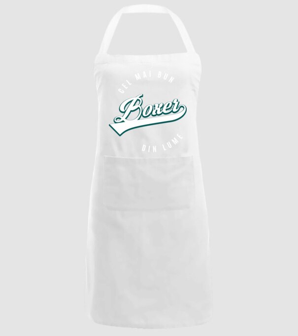 Cel mai bun boxer din lume model alb pe tricou