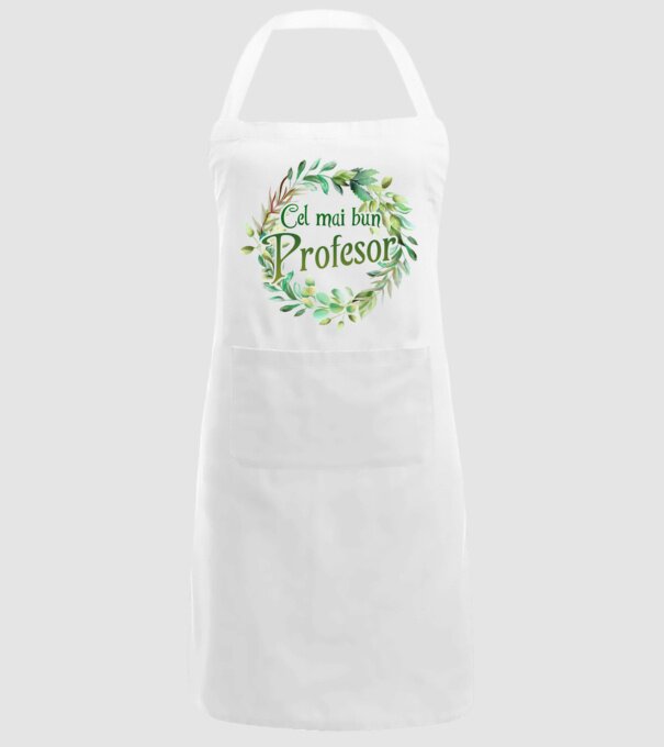 Cel mai bun profesor model alb pe tricou