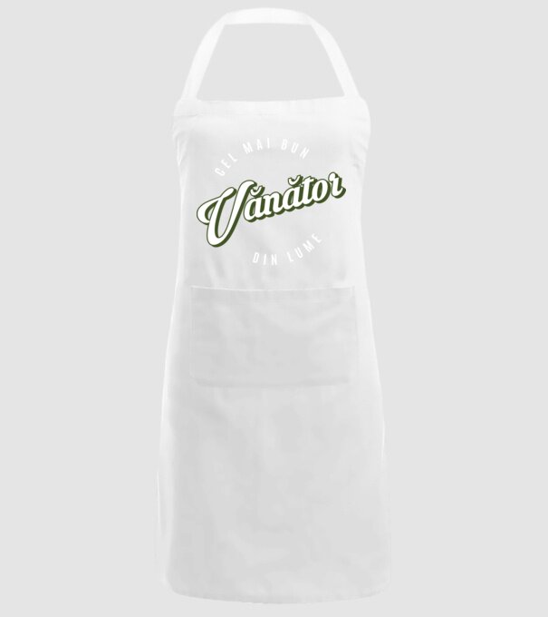 Cel mai bun Vănător din lume model alb pe tricou