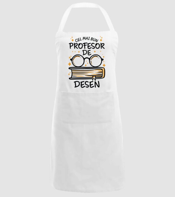 Cel mai profesor de desen model alb pe tricou