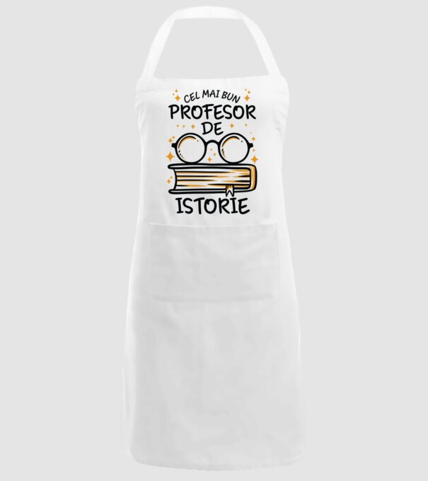Cel mai profesor istorie model alb pe tricou