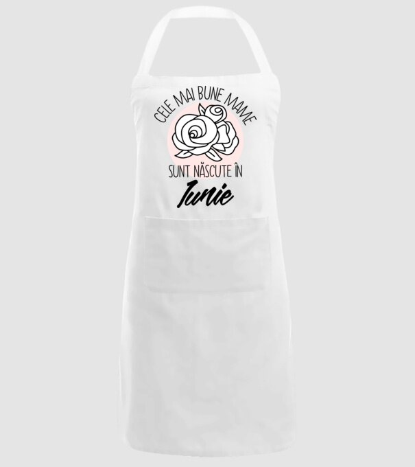 Cele mai bune mame sunt născute în Iunie model alb pe tricou