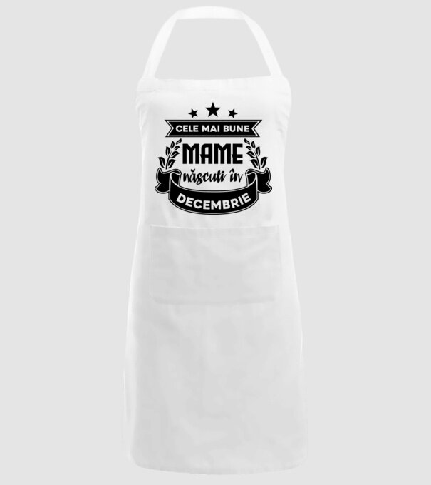 Cele mai bune mame sunt născuți în decembrie model alb pe tricou