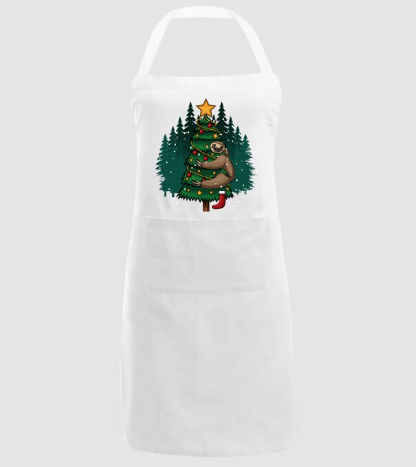 Christmas model alb pe tricou