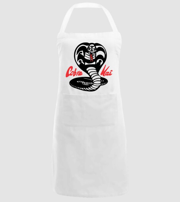cobra kai classic logo model alb pe tricou