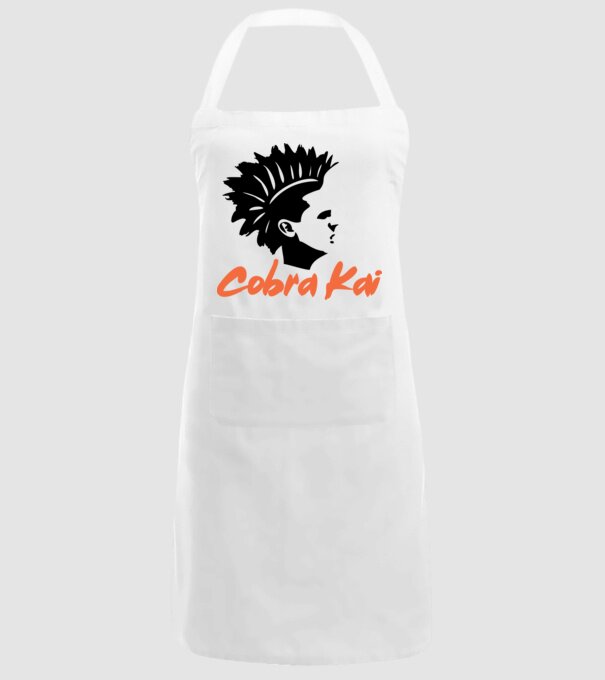 cobra kai punk model alb pe tricou