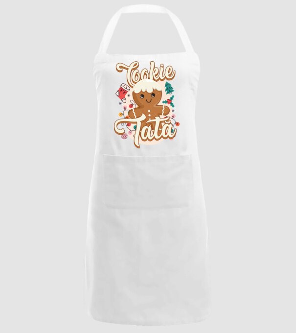 Cookie tată model alb pe tricou
