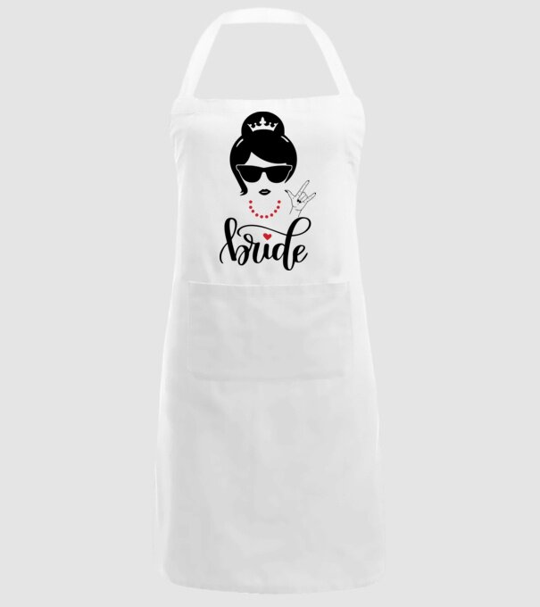 Cool Bride model alb pe tricou