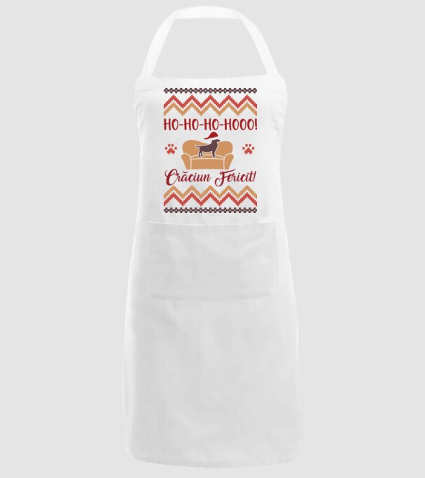 un Crăciun ho-ho-hoo-hoo fericit! model alb pe tricou