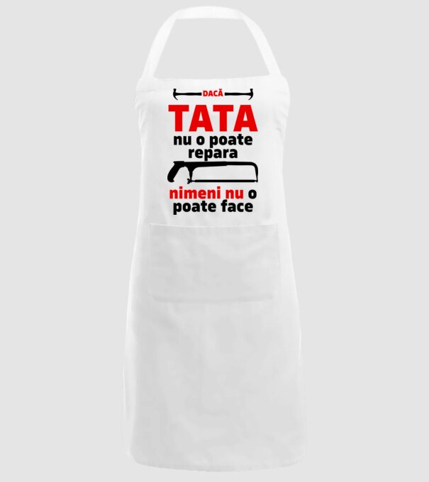 Dacă Tata nu o poate repara, nimeni nu o poate face model alb pe tricou