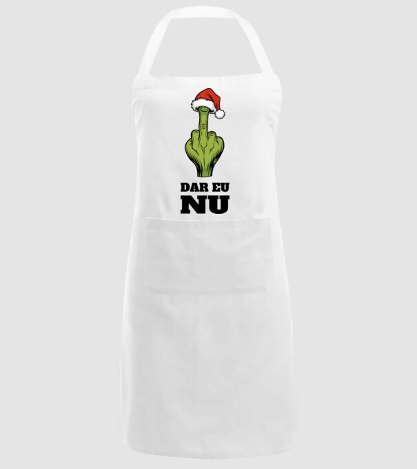 Dar eu NU alb model alb pe tricou