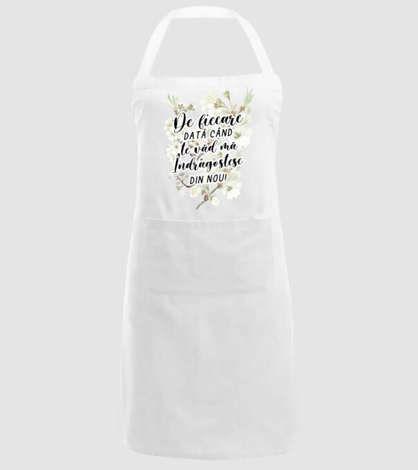 De fiecare dată când te văd mă îndrăgostesc din nou model alb pe tricou
